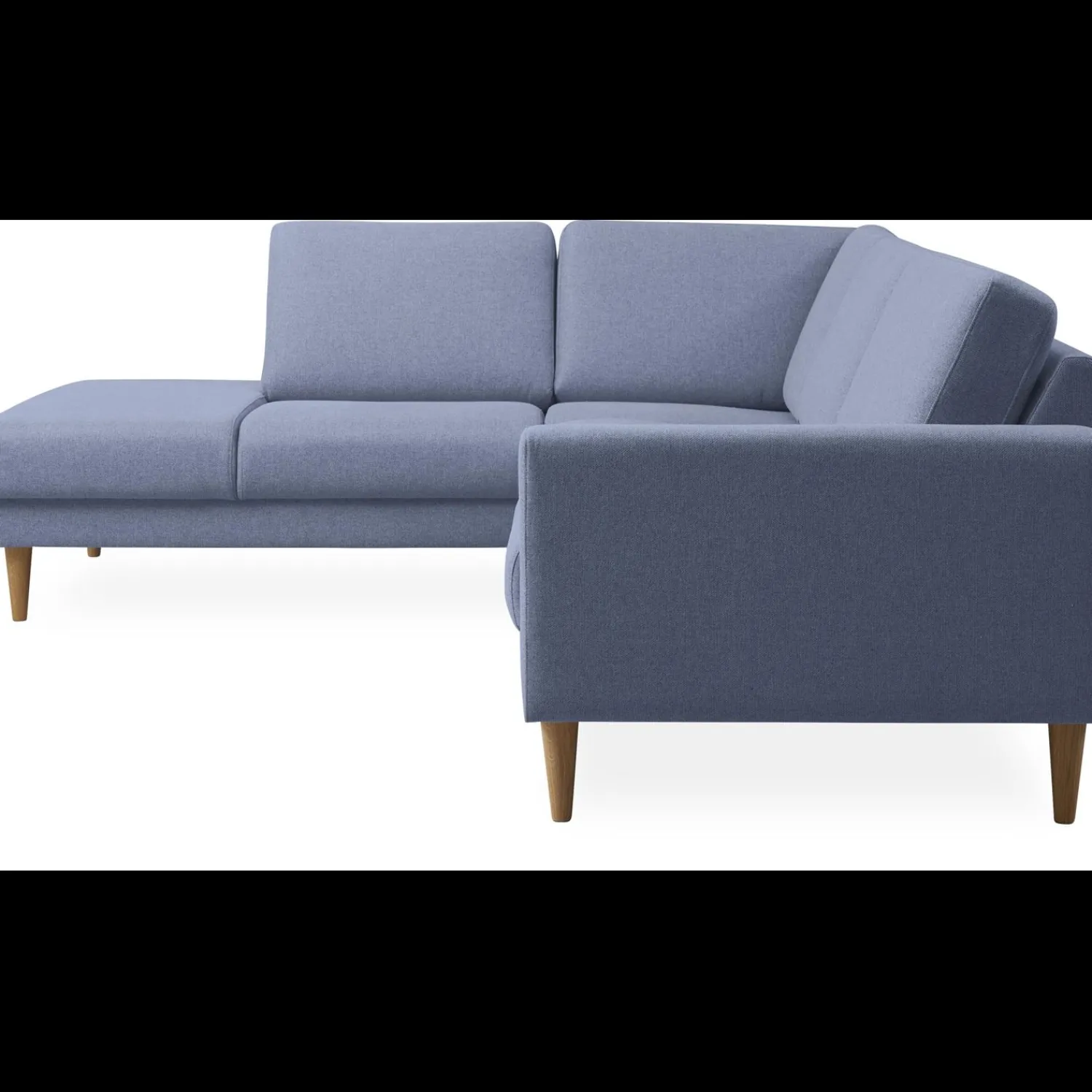Clearance ILVA Linea venstrevendt hjørnesofa med pufafslutning