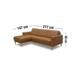 ILVA Linea venstrevendt sofa med chaiselong