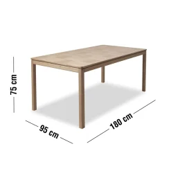 Sale ILVA Meda Spisebord 180 x 95 x 75 cm