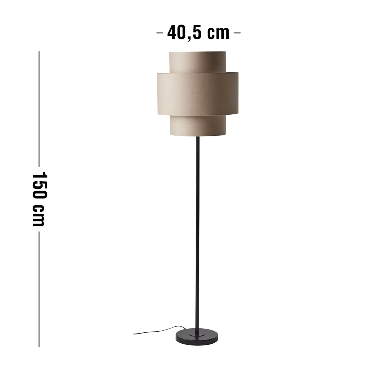 Best ILVA Melissa Gulvlampe 40,5 x 150 x 40,5 cm