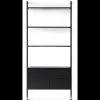 Sale ILVA Mensola Reol med 2 vanger, 3 hylder + modul med 2 skuffer + 1 låge sort