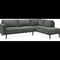 Clearance ILVA Mexico højrevendt sofa med pufafslutning