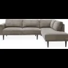 Outlet ILVA Mexico højrevendt sofa med pufafslutning