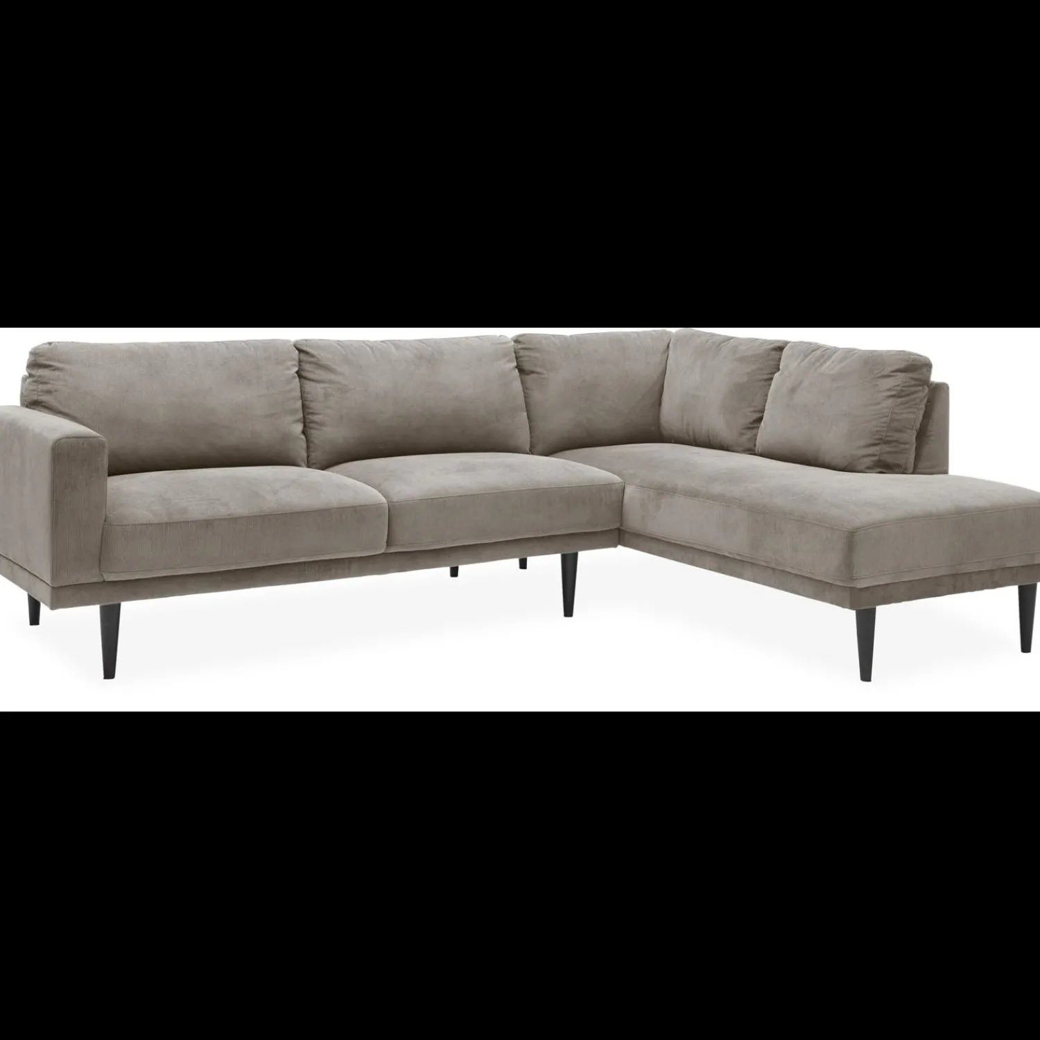 Outlet ILVA Mexico højrevendt sofa med pufafslutning