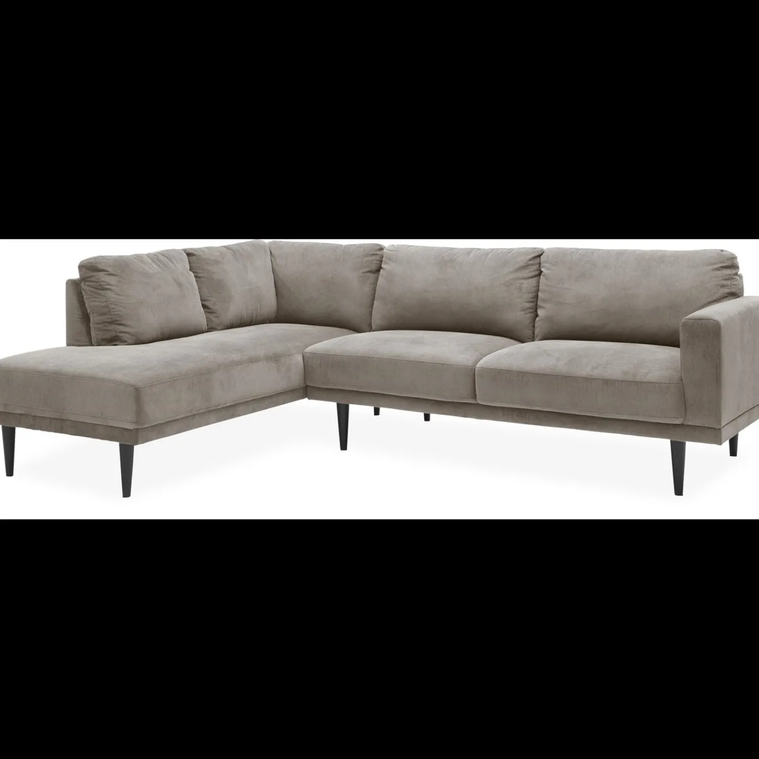 Clearance ILVA Mexico venstrevendt sofa med pufafslutning