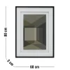 Online ILVA Mida Plakat med ramme 60 x 80 x 3 cm