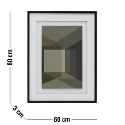 Online ILVA Mida Plakat med ramme 60 x 80 x 3 cm