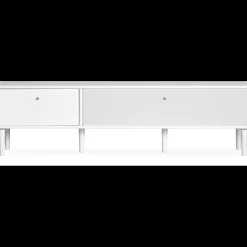 Clearance ILVA Mistral AV TV-møbel med 1 skuffe, 1 låge + ben hvid