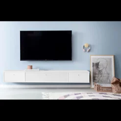Best ILVA Mistral AV TV-møbel med 2 skuffer og 1 låge hvid