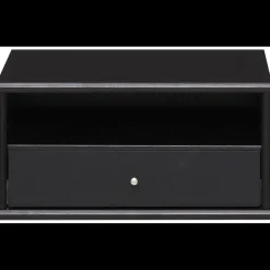 Outlet ILVA Mistral Classic Lille sort reol med 1 hylde + 1 skuffe