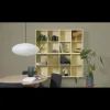 Clearance ILVA Mistral classic Reol med 4 gule moduler med 4 rum hver