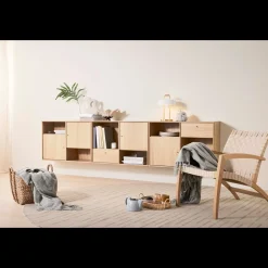 Outlet ILVA Mistral Classic Skænk med 4 låger + 2 skuffer eg