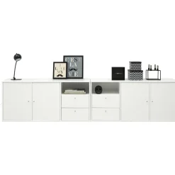 Sale ILVA Mistral Classic Skænk med 2 moduler, 4 låger + 4 skuffer hvid
