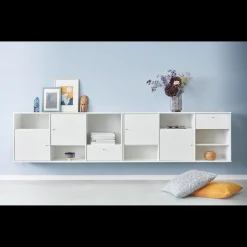 Discount ILVA Mistral Classic Skænk med 2 moduler, 4 låger + 2 skuffer hvid