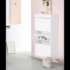 Clearance ILVA Mistral Classic Skoskab med 3 låger + 1 skuffe hvid