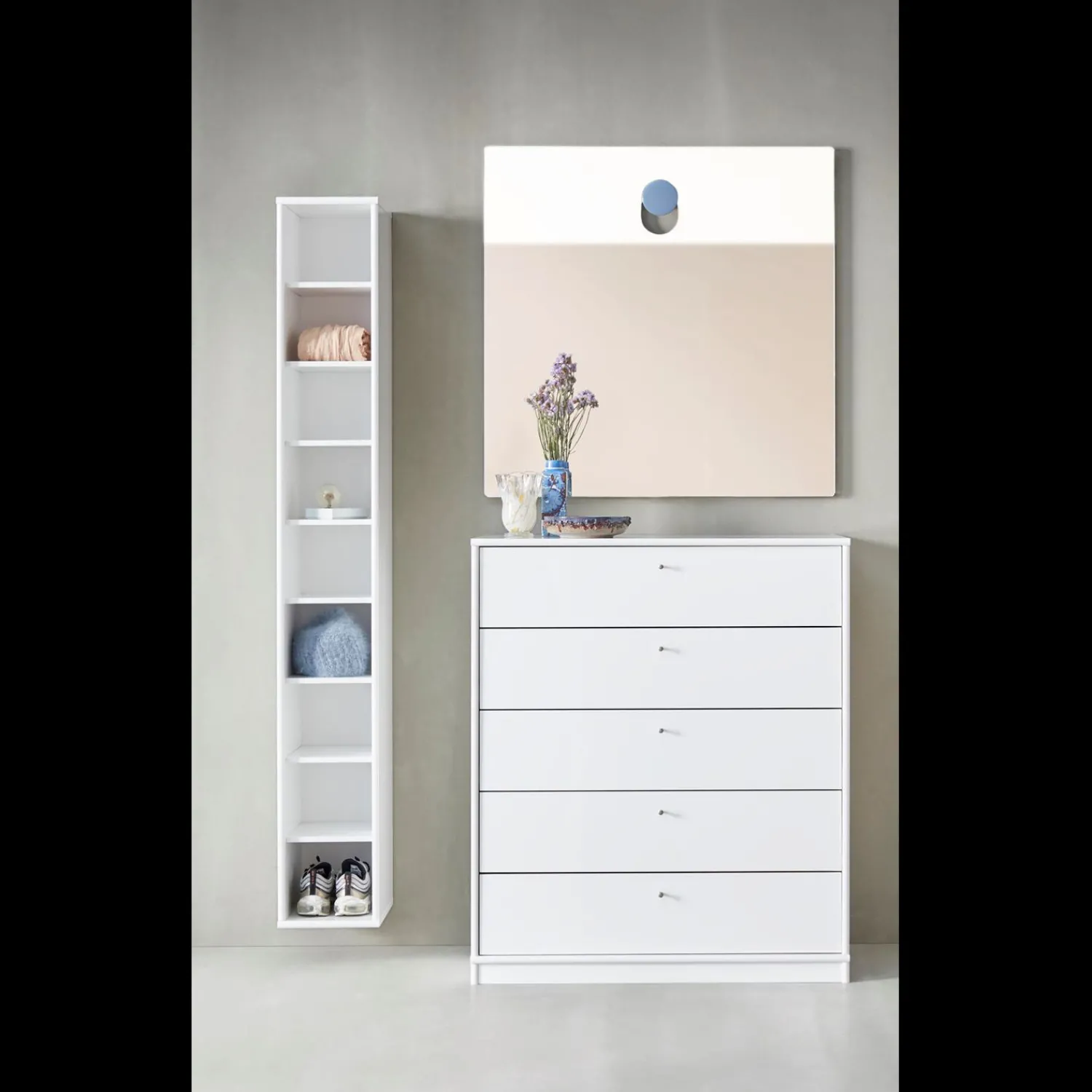 Discount ILVA Mistral Classic Spejl 90 x 90 x 0,4 cm + knage i eg