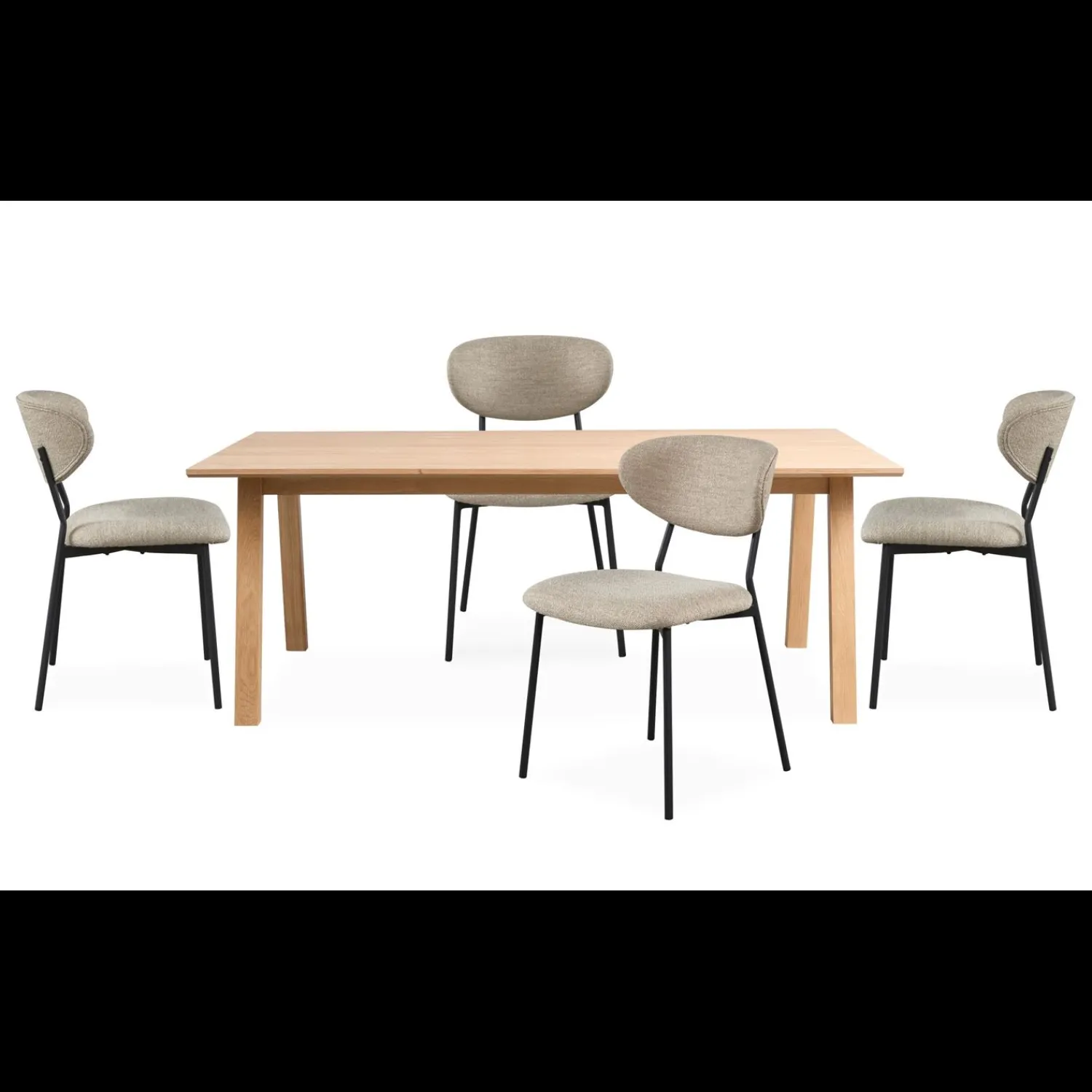 Online ILVA Moray Spisebord 200 x 100 x 75 cm