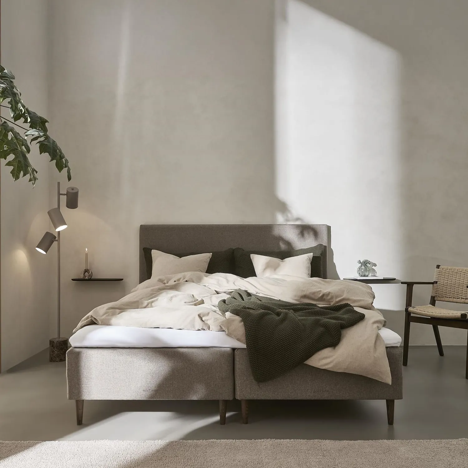 Outlet ILVA Nocturne Elegant inkl. topmadras, 90 x 200 cm boksmadras