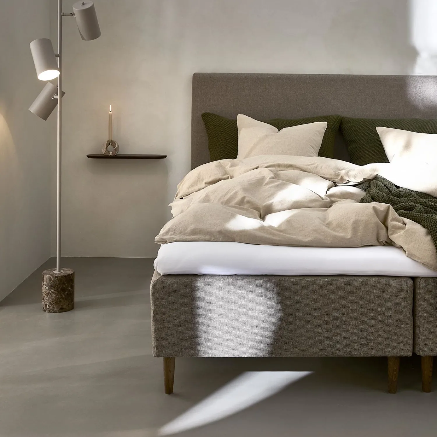 Discount ILVA Nocturne Elegant inkl. topmadras, 120 x 200 cm boksmadras