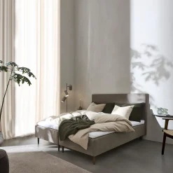 Sale ILVA Nocturne Elegant pakketilbud inkl. sengegavl og ben, 180x200 cm boksmadras