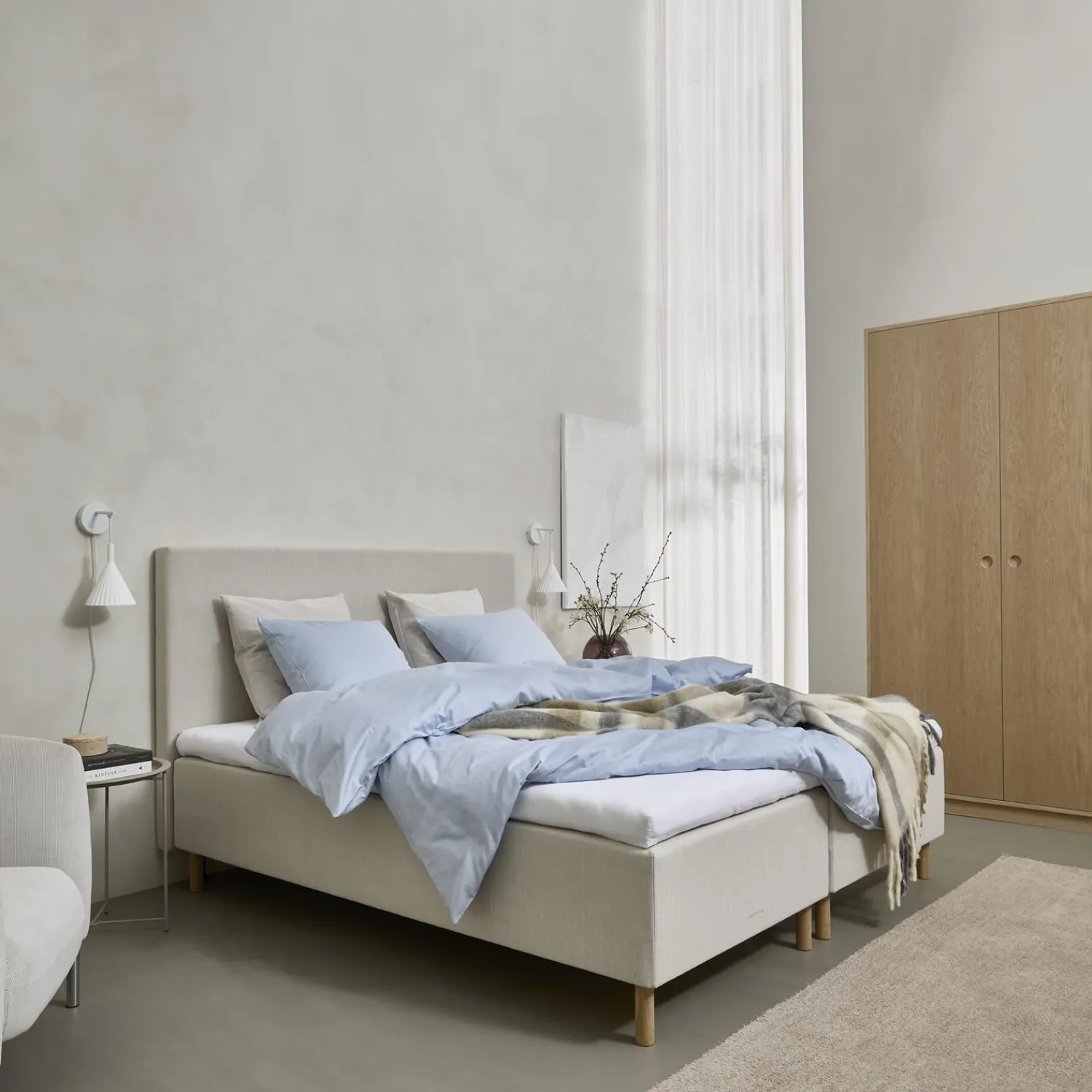 Hot ILVA Nocturne Exclusive inkl. topmadras, 80 x 200 cm boksmadras