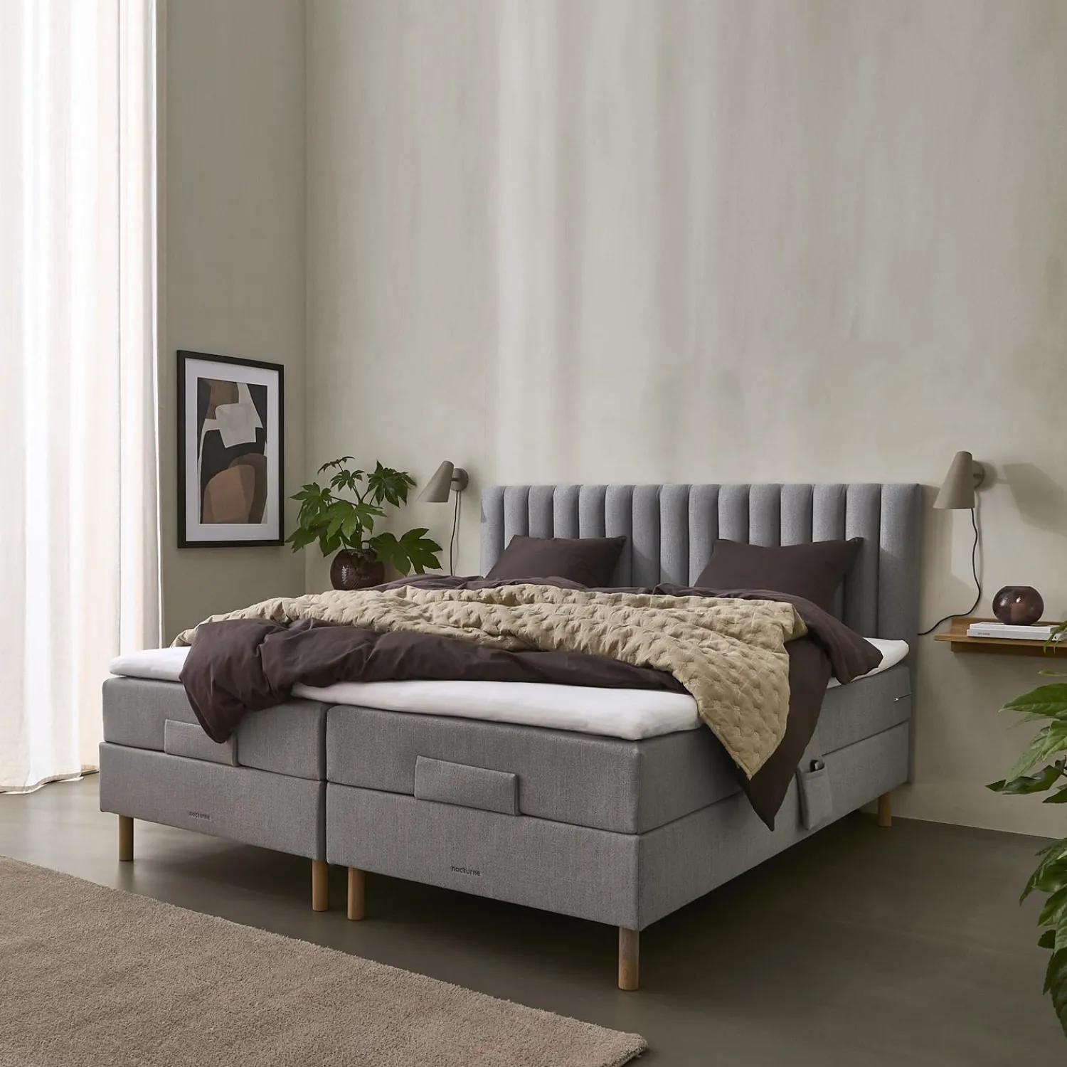 Best ILVA Nocturne Exclusive inkl. topmadras, 140 x 200 cm elevationsseng