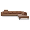 Hot ILVA Nordskov højrevendt hjørnesofa med pufafslutning