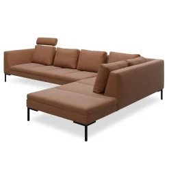 Hot ILVA Nordskov højrevendt hjørnesofa med pufafslutning