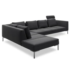 ILVA Nordskov venstrevendt hjørnesofa med pufafslutning
