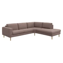 New ILVA Nyland højrevendt hjørnesofa med pufafslutning