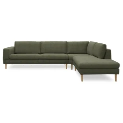 Discount ILVA Nyland højrevendt hjørnesofa med pufafslutning
