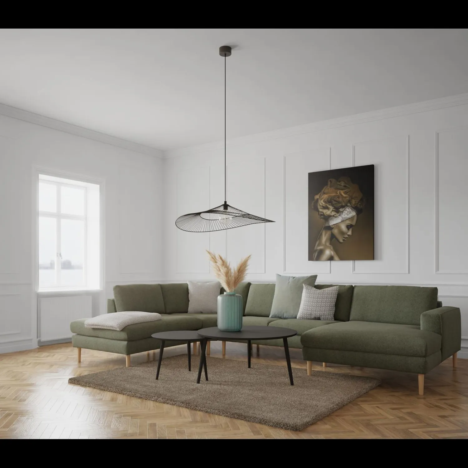 New ILVA Nyland venstrevendt hjørnesofa med chaiselong