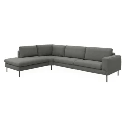 Outlet ILVA Nyland venstrevendt hjørnesofa med pufafslutning