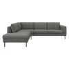 New ILVA Nyland venstrevendt hjørnesofa med pufafslutning