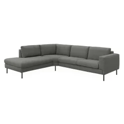 New ILVA Nyland venstrevendt hjørnesofa med pufafslutning