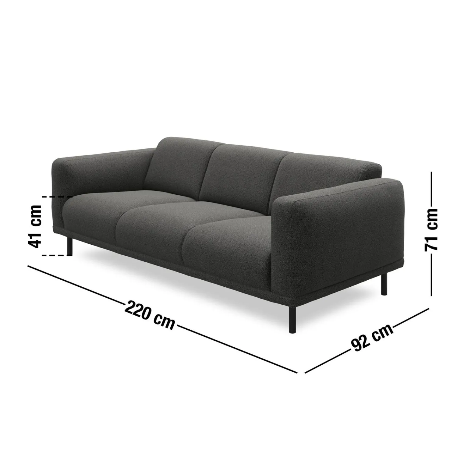 Online ILVA Parker 3 pers Sofa