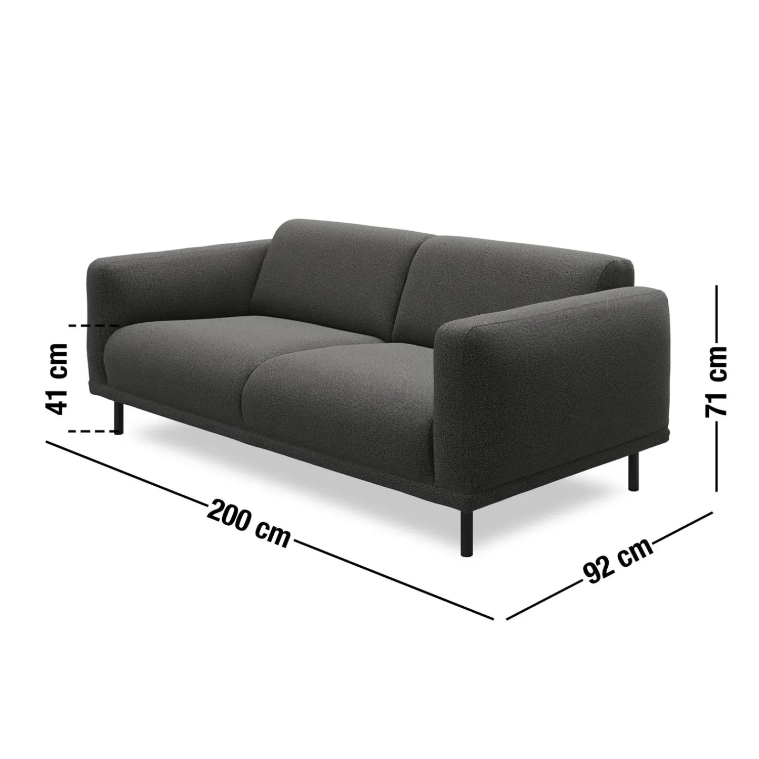 Outlet ILVA Parker 2½ pers. Sofa