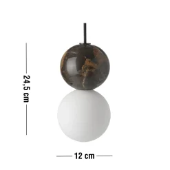 Best ILVA Paxos Pendel 24,5 x 12 cm