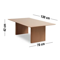 Sale ILVA Plano Sofabord 130 x 42 x 70 cm