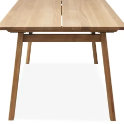Sale ILVA Real Spisebord 160 x 95 x 75 cm, ben + plade i lyst træ