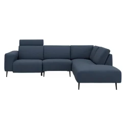 Outlet ILVA Remus højrevendt sofa med pufafslutning