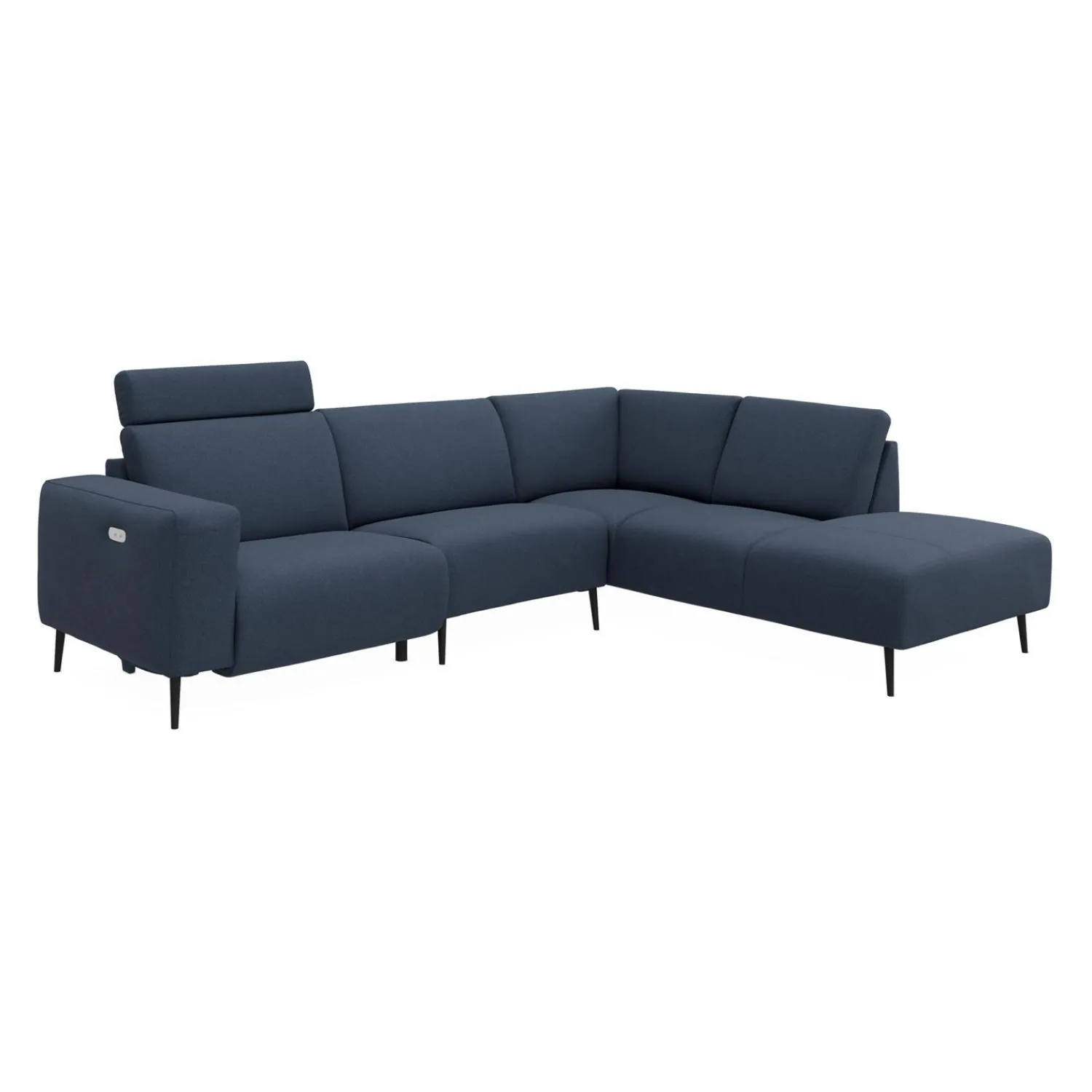 Outlet ILVA Remus højrevendt sofa med pufafslutning