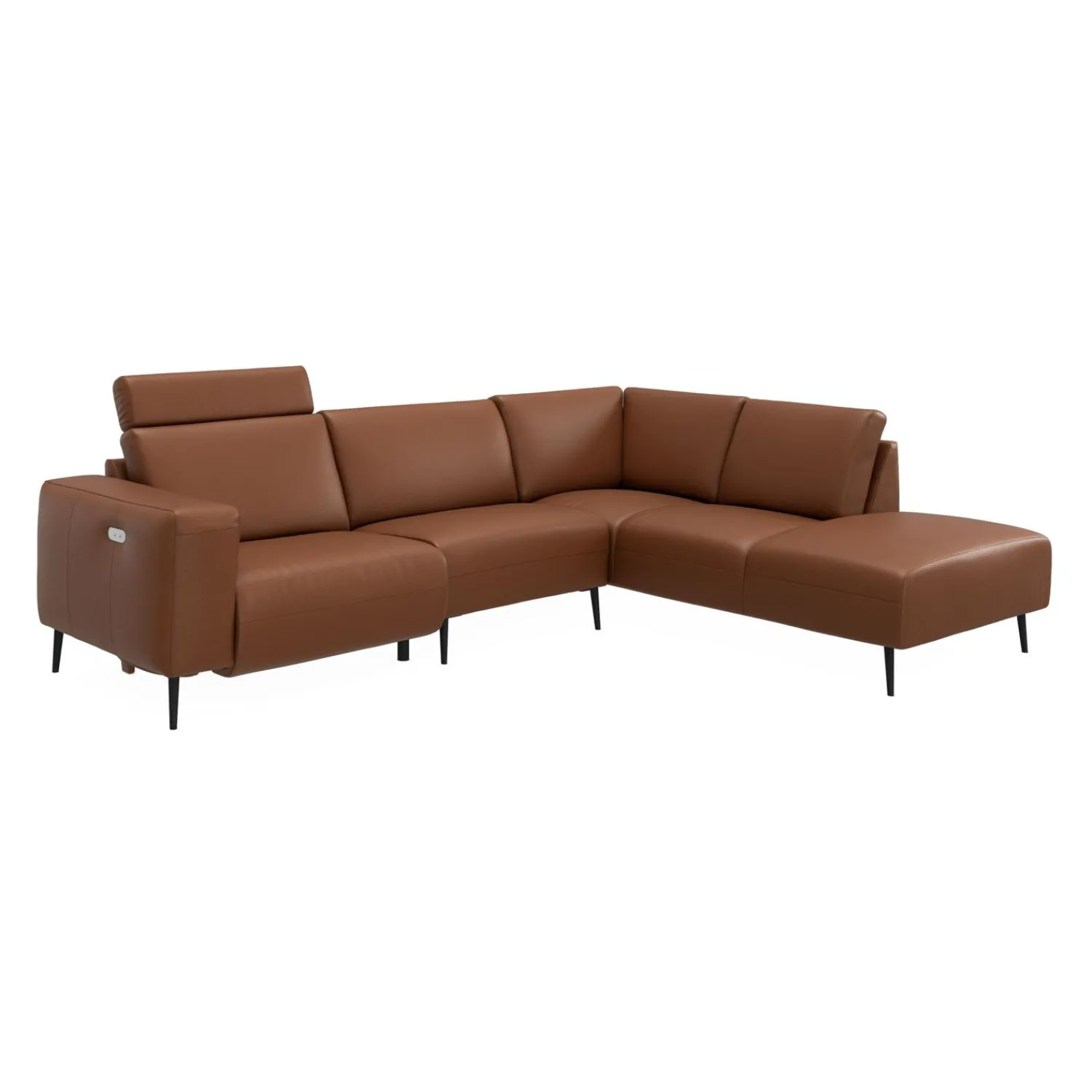 Hot ILVA Remus højrevendt sofa med pufafslutning