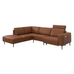 Best ILVA Remus venstrevendt sofa med pufafslutning