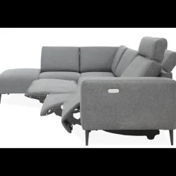 Clearance ILVA Remus venstrevendt sofa med pufafslutning