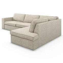 New ILVA Runar højrevendt hjørnesofa med pufafslutning