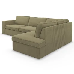 Discount ILVA Runar højrevendt hjørnesofa med pufafslutning