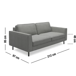 New ILVA Scott 3 pers Sofa