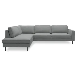 Outlet ILVA Scott venstrevendt hjørnesofa med pufafslutning