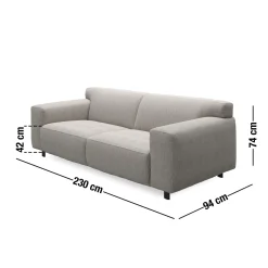 Hot ILVA Siena 3 pers. m/2 sæder Sofa